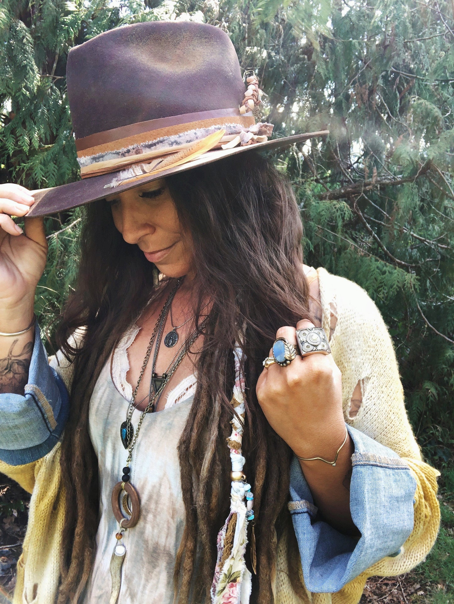 ONE Boheme Dream Hairwrap, Dreadwrap, Fabric Loc Extension, Dreadlock Accessories