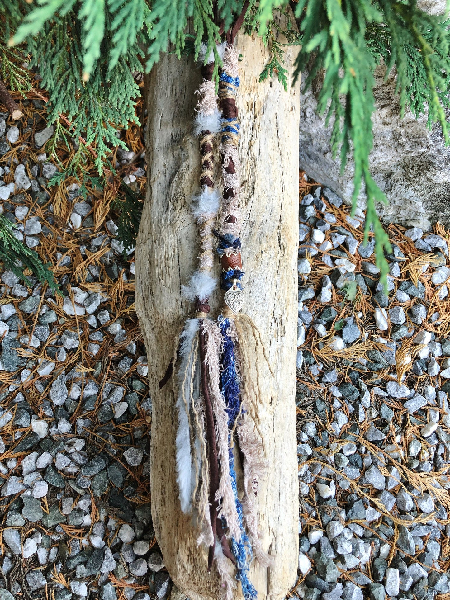 Set of 2 Hairwraps, Dreadwraps, Fabric Loc Extensions, Dreadlock Accessories