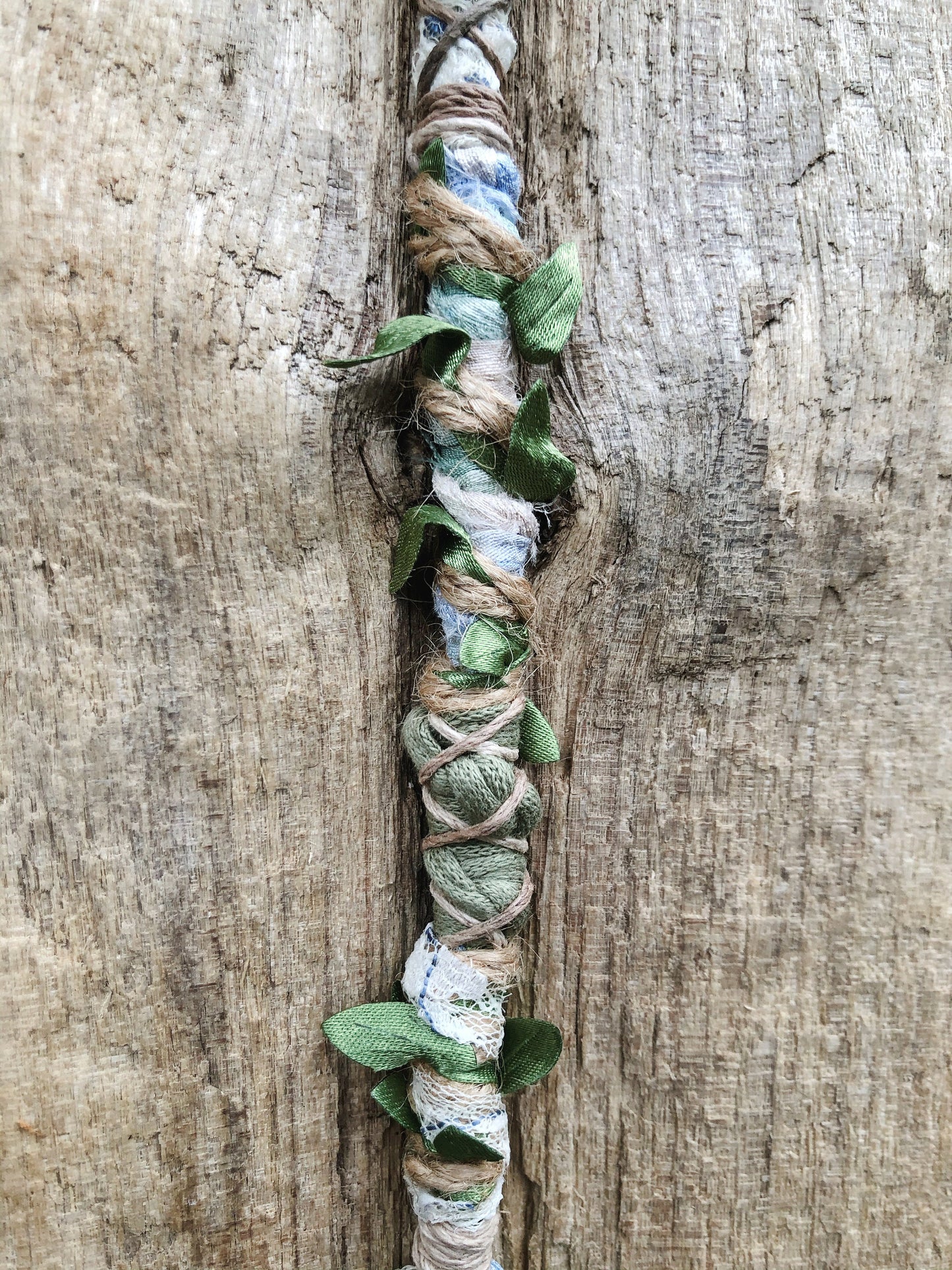 ONE Made To Order Forest Faerie Hairwrap, Dreadwrap, Fabric Loc Extension