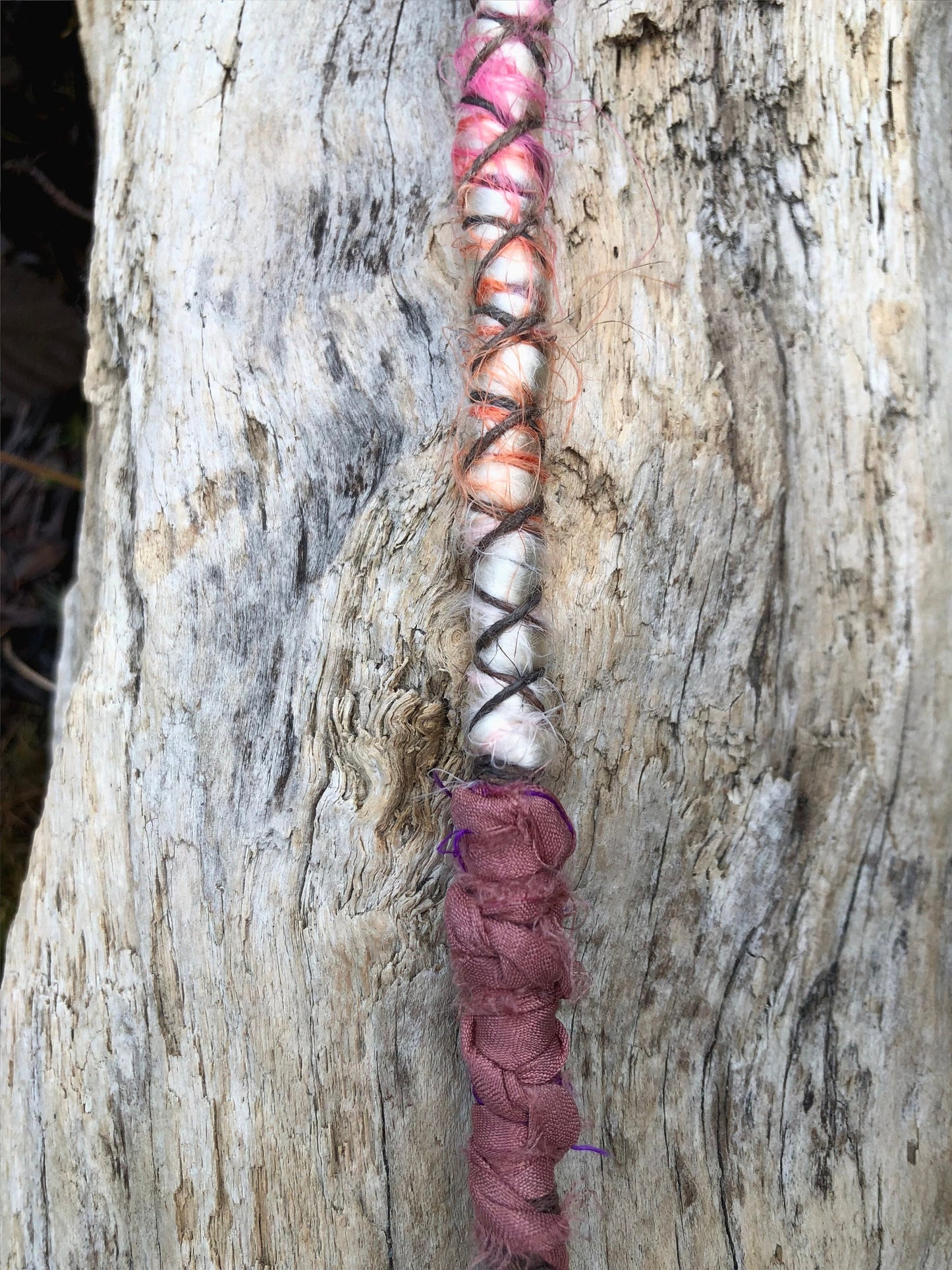 CLIP-IN Hairwrap, Dreadwrap, Fabric Loc Extension, Dreadlock Accessories