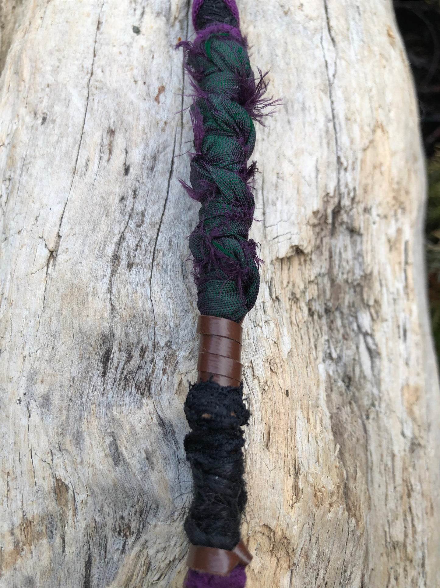 CLIP-IN Hairwrap, Dreadwrap, Fabric Loc Extension, Dreadlock Accessories