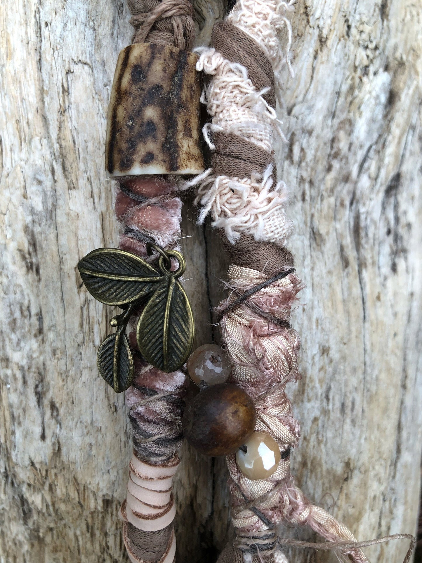 Set of 2 CLIP-IN Hairwraps, Dreadwraps, Fabric Loc Extensions, Dreadlock Accessories