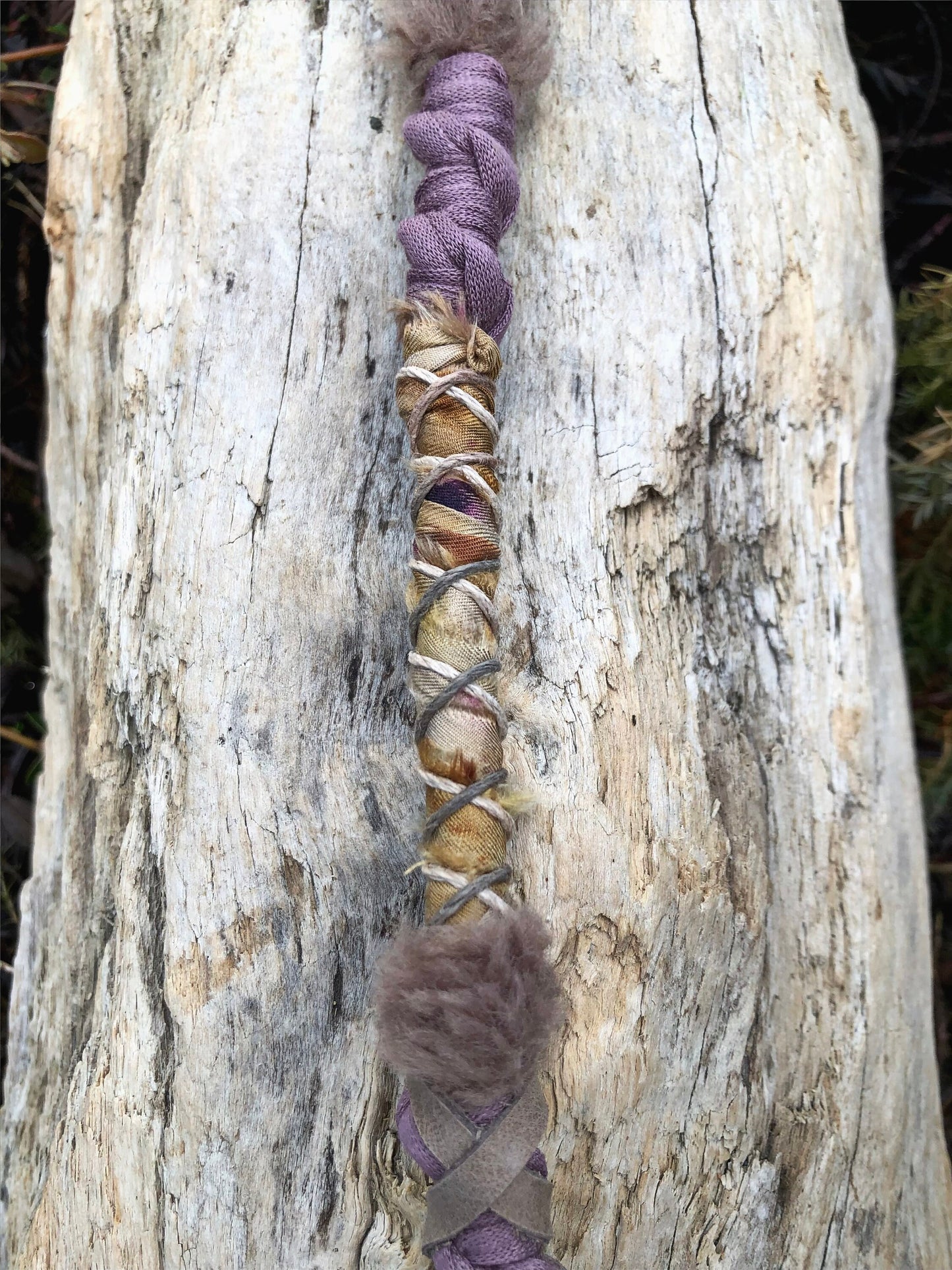 CLIP-IN Hairwrap, Dreadwrap, Fabric Loc Extension, Dreadlock Accessories