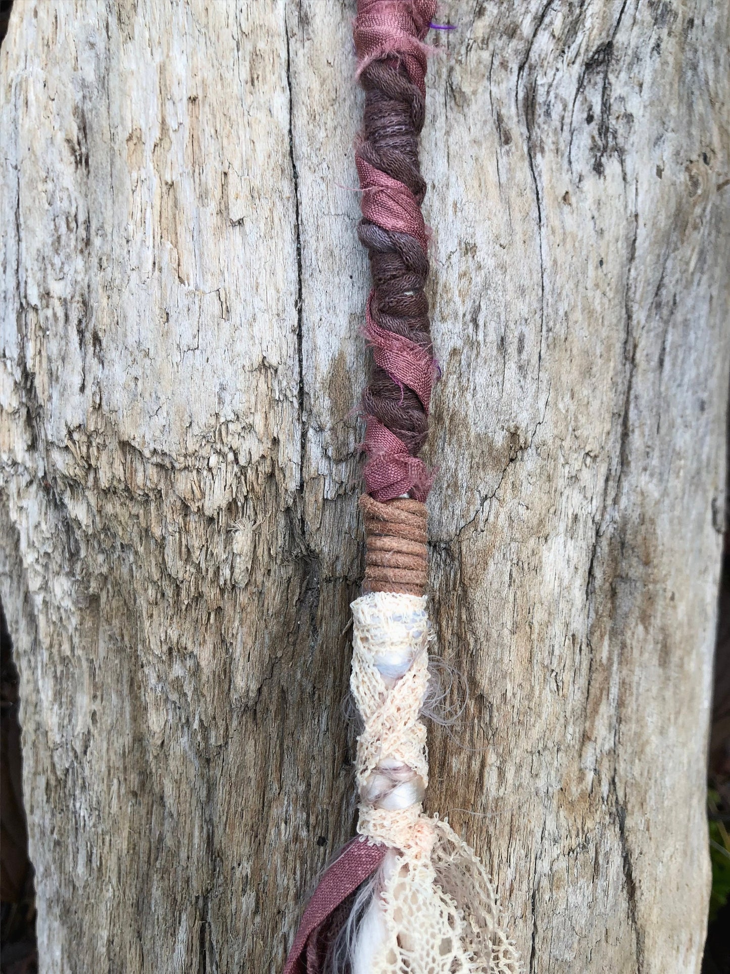 CLIP-IN Hairwrap, Dreadwrap, Fabric Loc Extension, Dreadlock Accessories