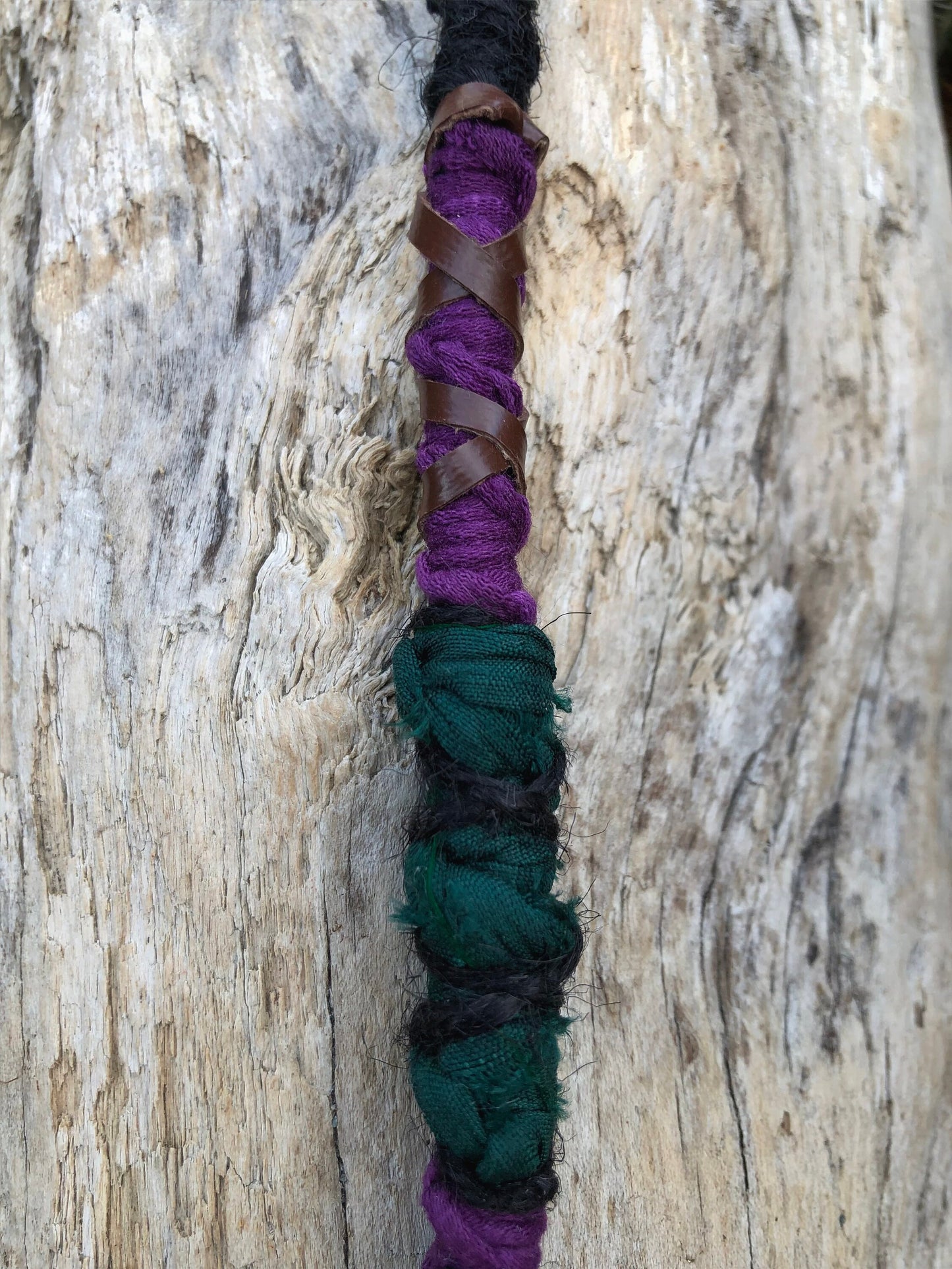 CLIP-IN Hairwrap, Dreadwrap, Fabric Loc Extension, Dreadlock Accessories
