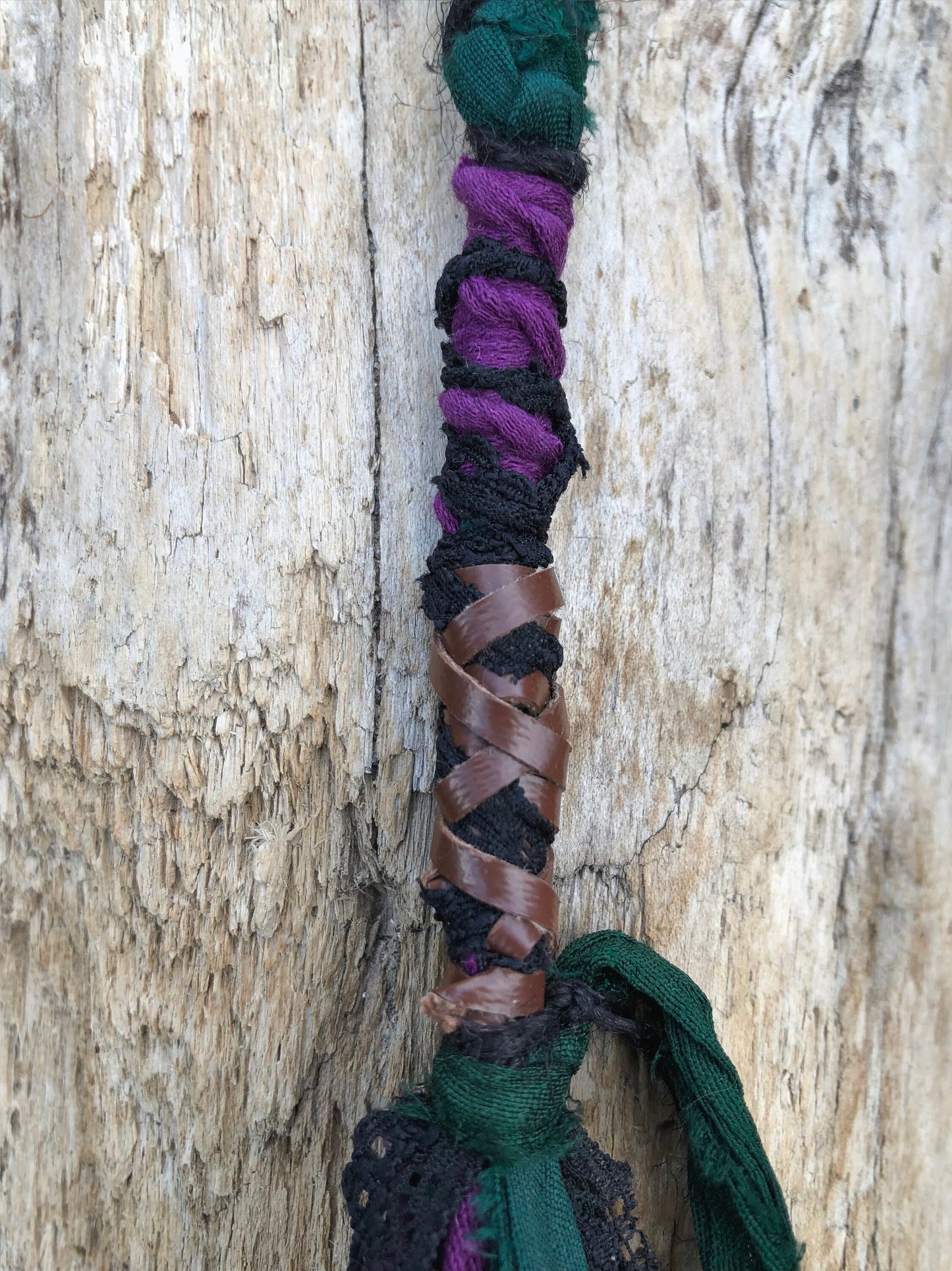 CLIP-IN Hairwrap, Dreadwrap, Fabric Loc Extension, Dreadlock Accessories