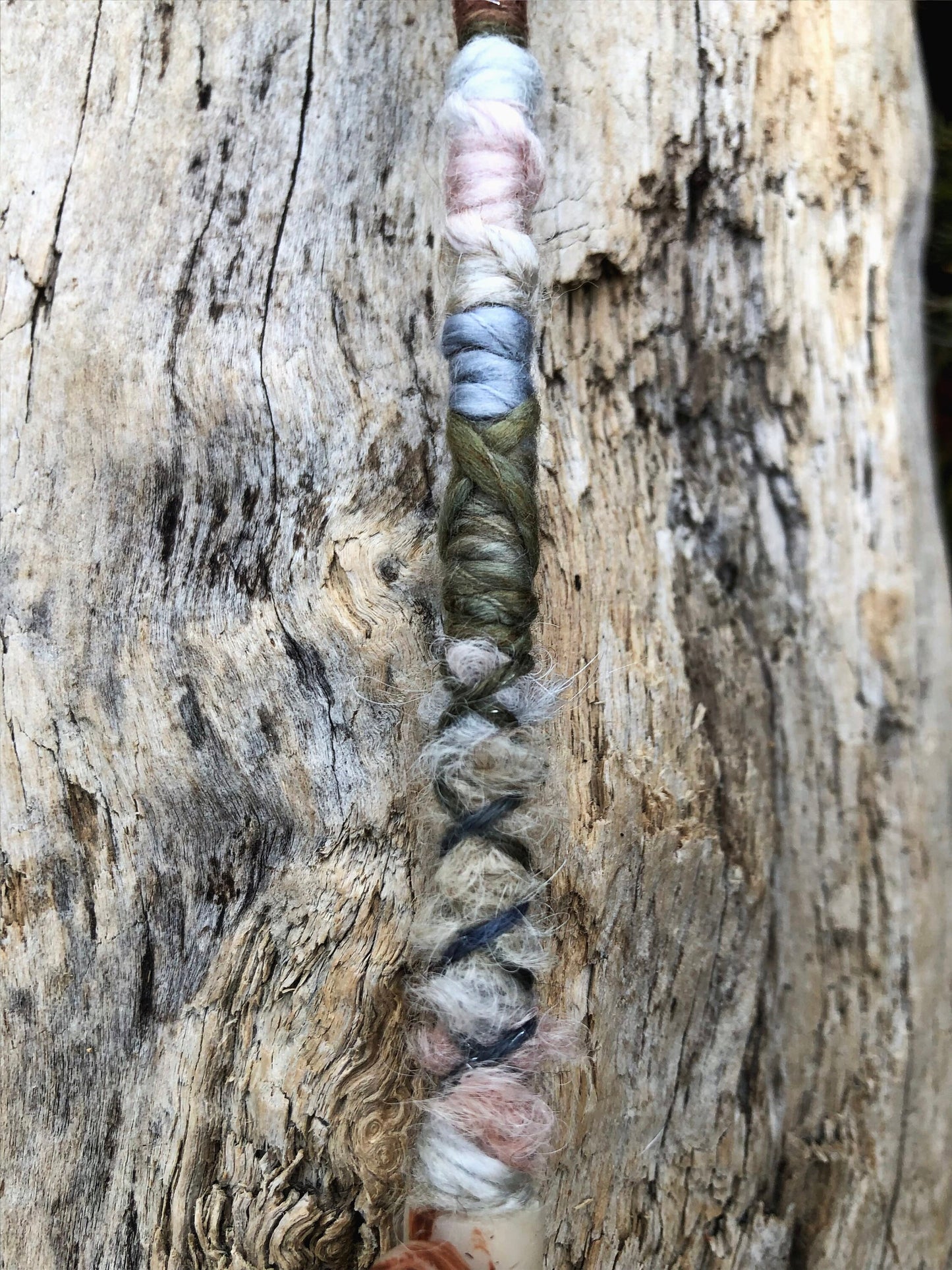 Fairy Whimsy CLIP-IN Ultra Thin Hairwrap, Dreadwrap, Fabric Loc Extension, Dreadlock Accessories