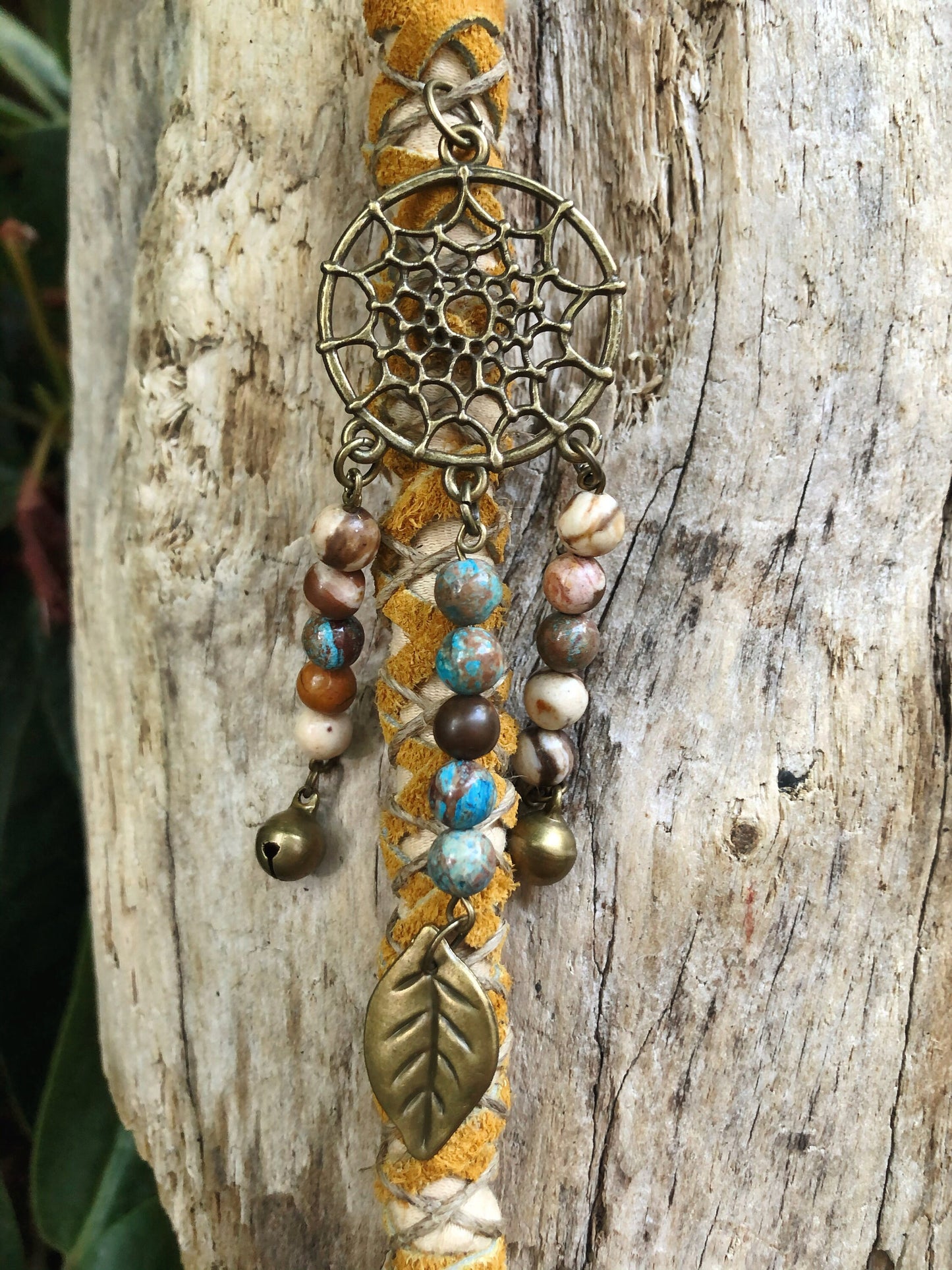 ONE Made To Order Wild Dawn Hairwrap, Dreadwrap, Fabric Loc Extension
