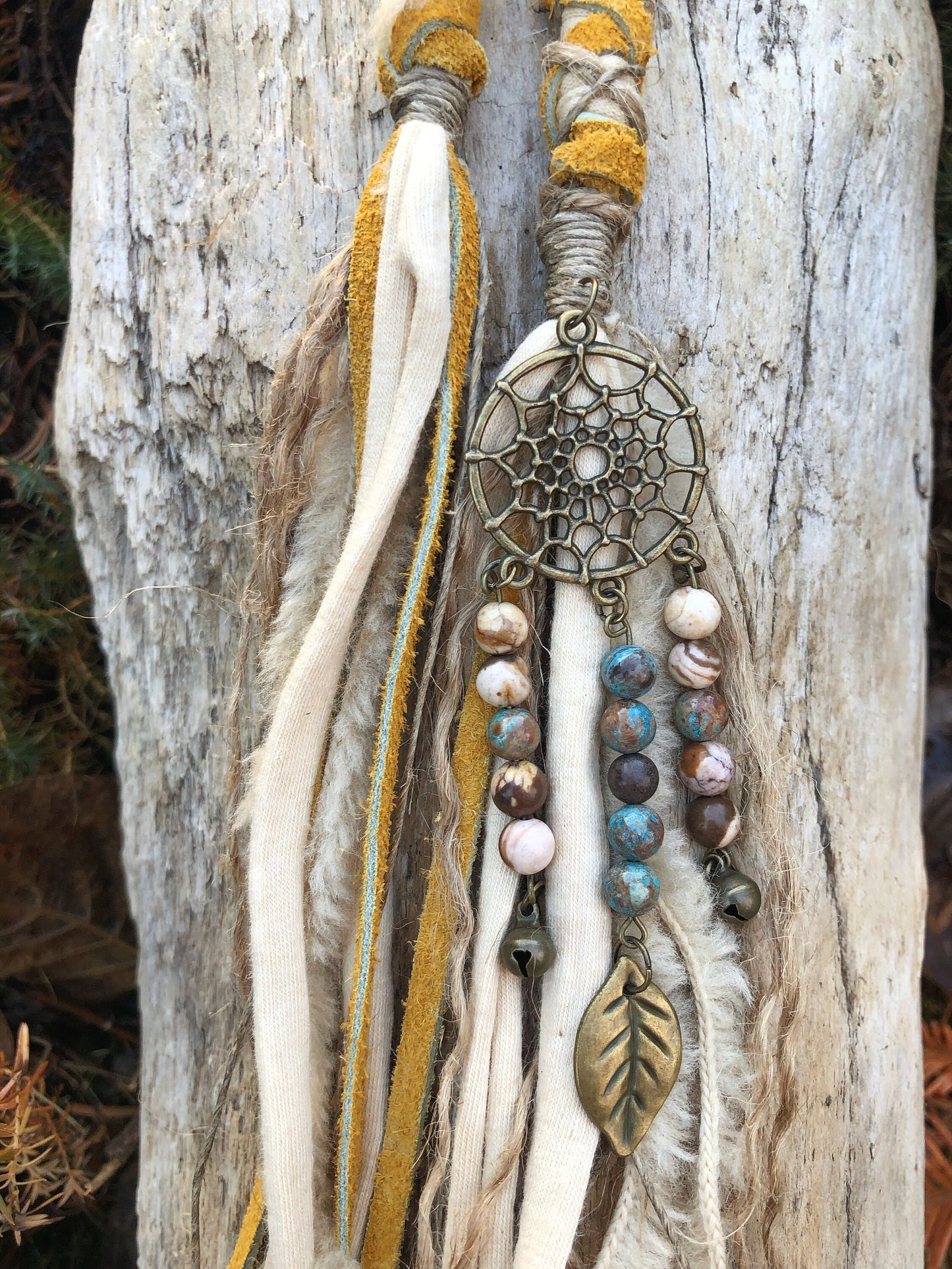 ONE Made To Order Wild Dawn Hairwrap, Dreadwrap, Fabric Loc Extension