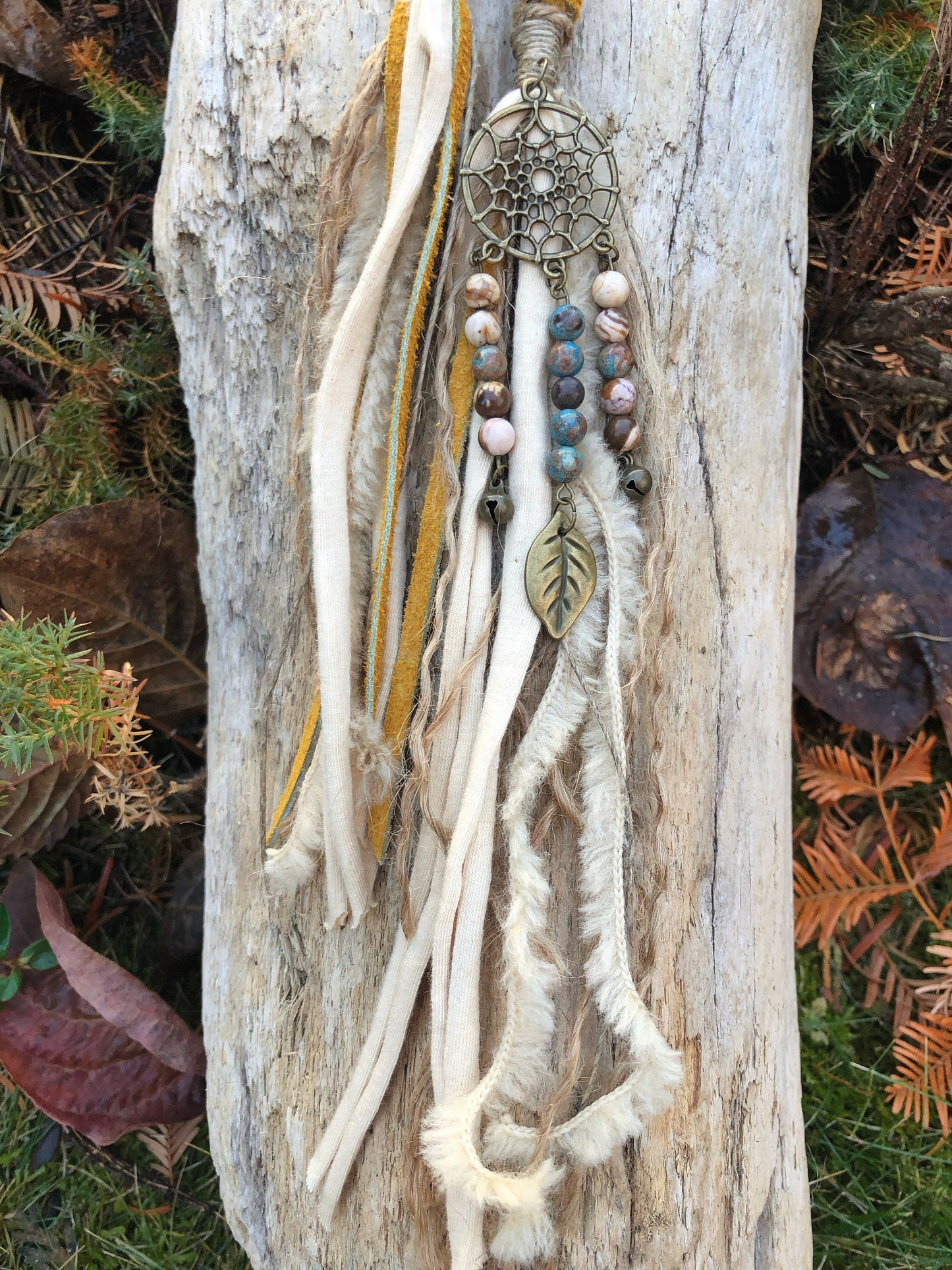ONE Made To Order Wild Dawn Hairwrap, Dreadwrap, Fabric Loc Extension