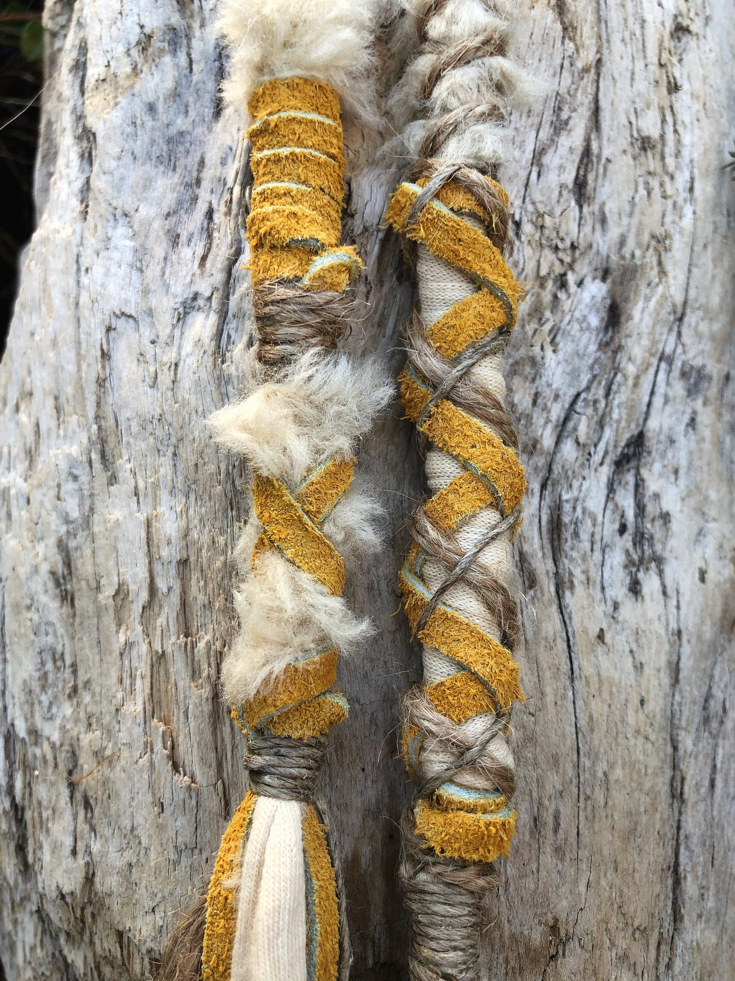 ONE Made To Order Wild Dawn Hairwrap, Dreadwrap, Fabric Loc Extension