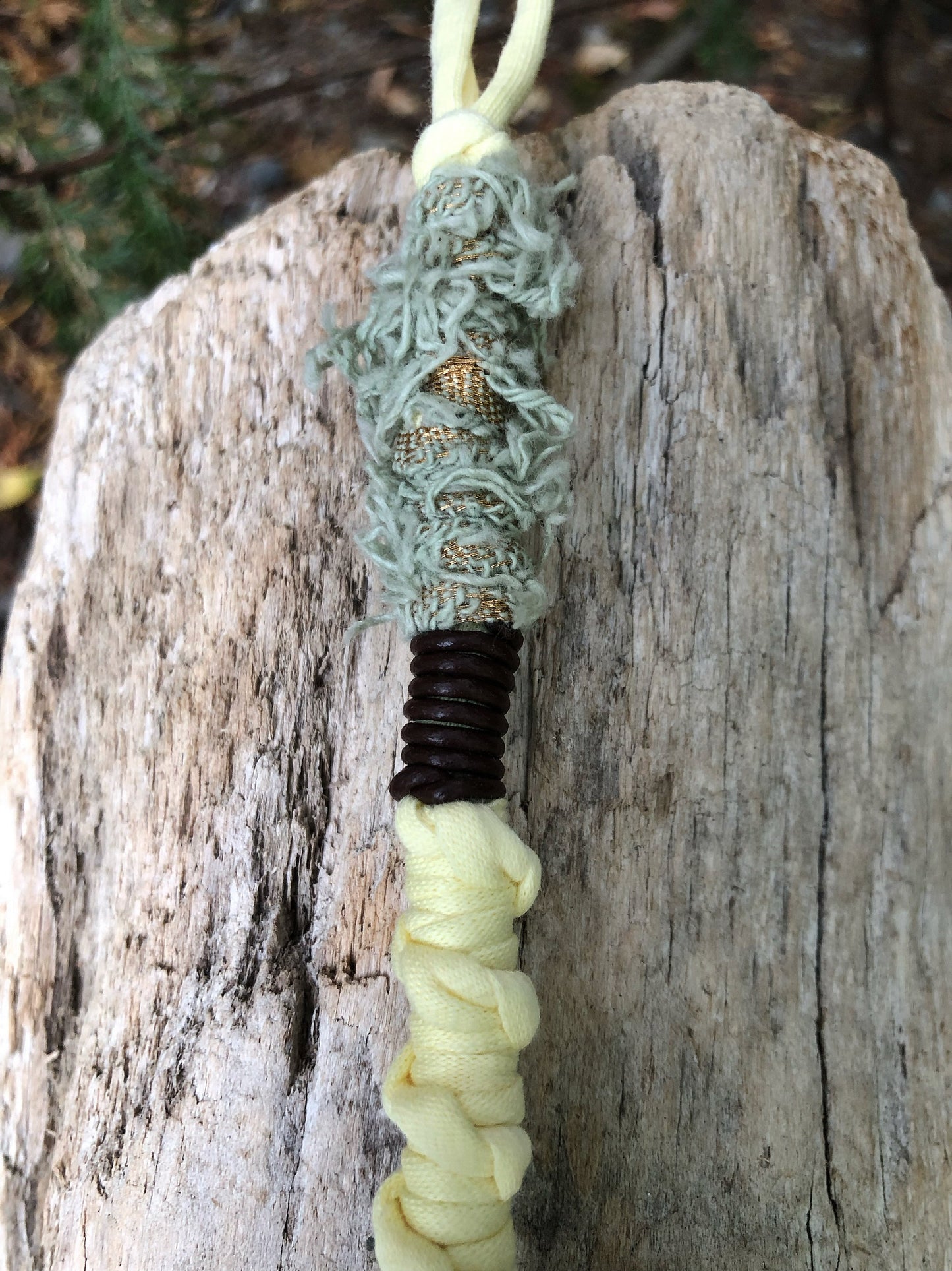 Vegan Vintage Hairwrap, Dreadwrap, Fabric Loc Extension, Dreadlock Accessories