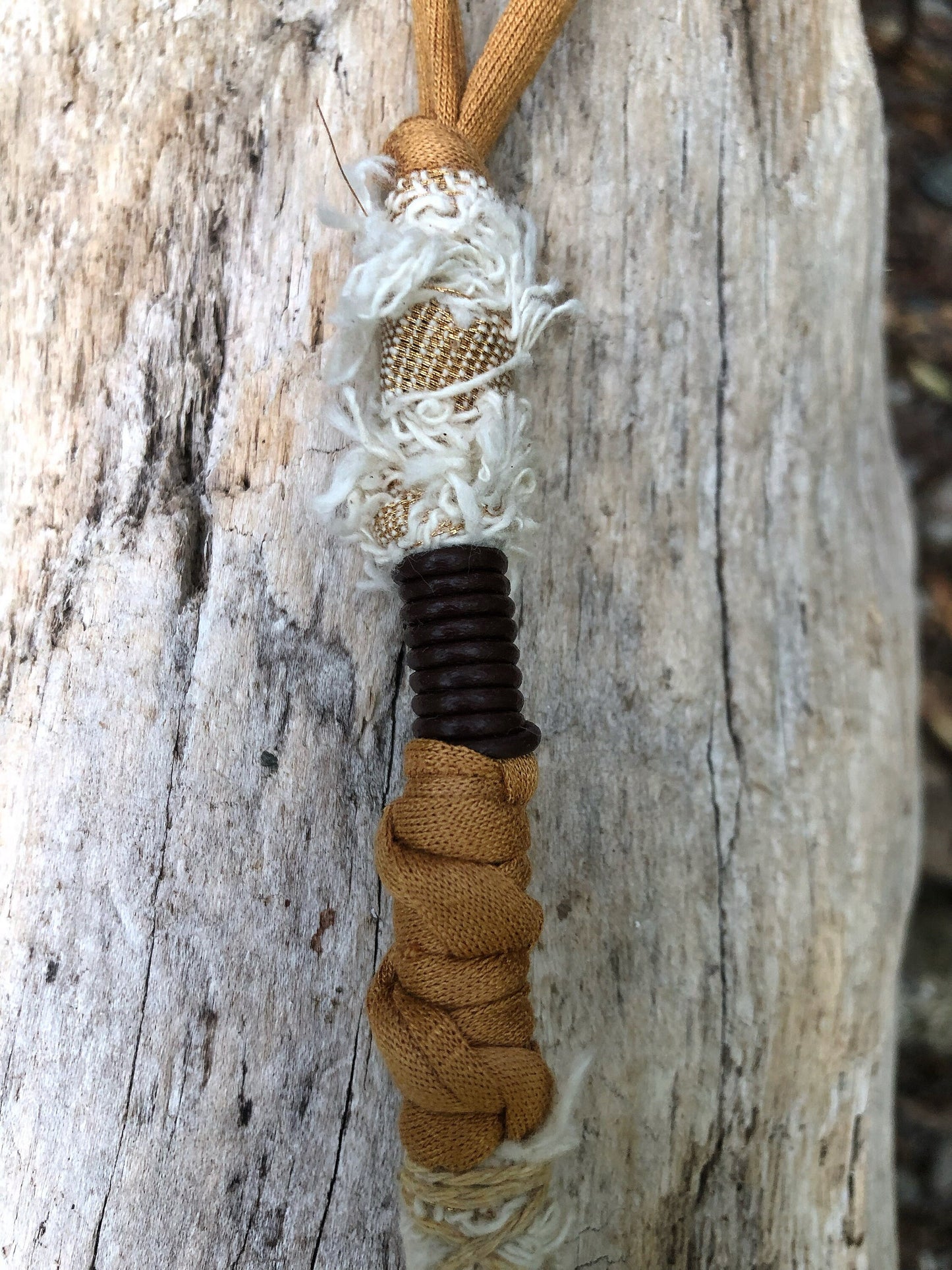 Vegan Vintage Hairwrap, Dreadwrap, Fabric Loc Extension, Dreadlock Accessories