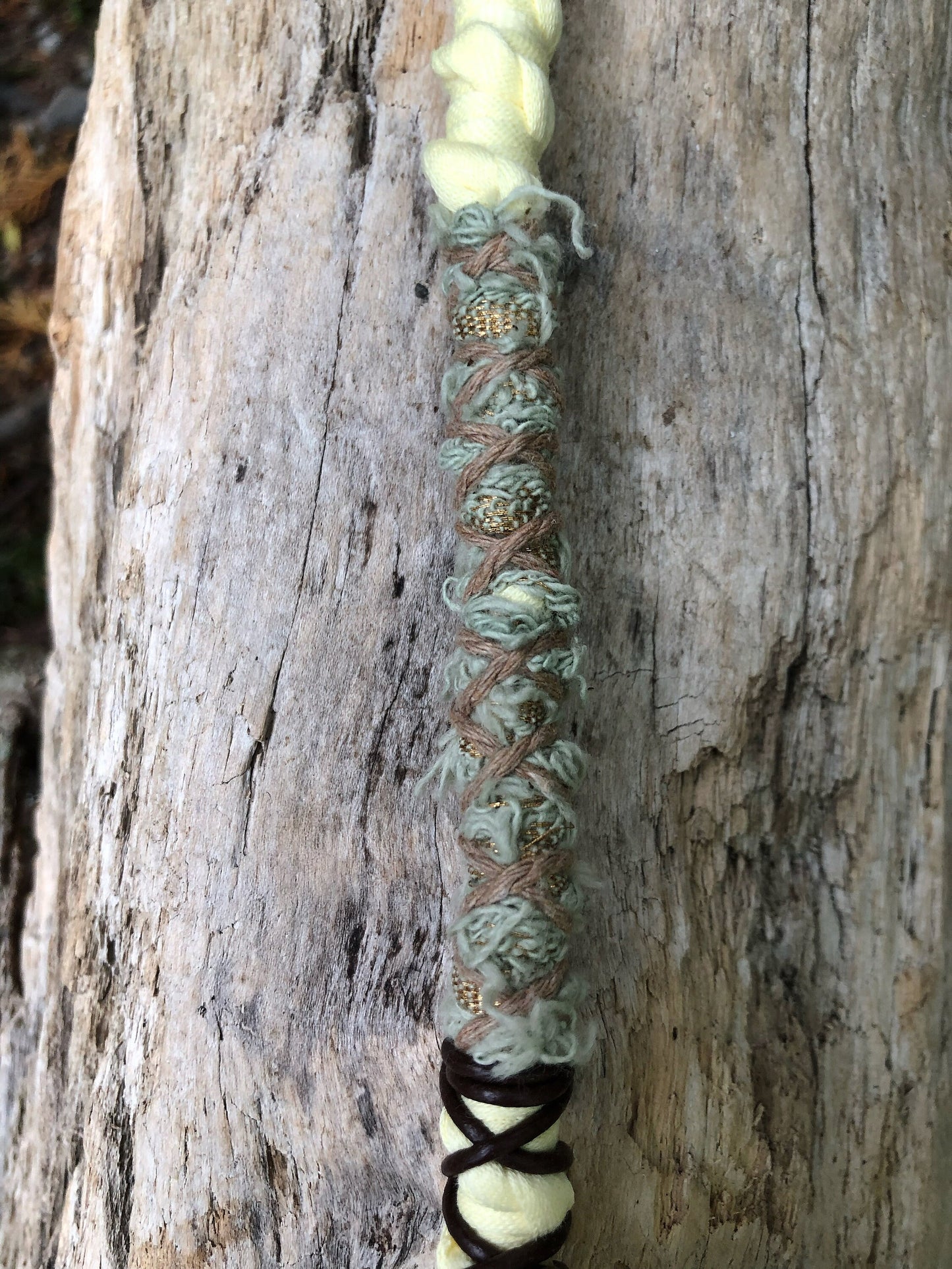 Vegan Vintage Hairwrap, Dreadwrap, Fabric Loc Extension, Dreadlock Accessories