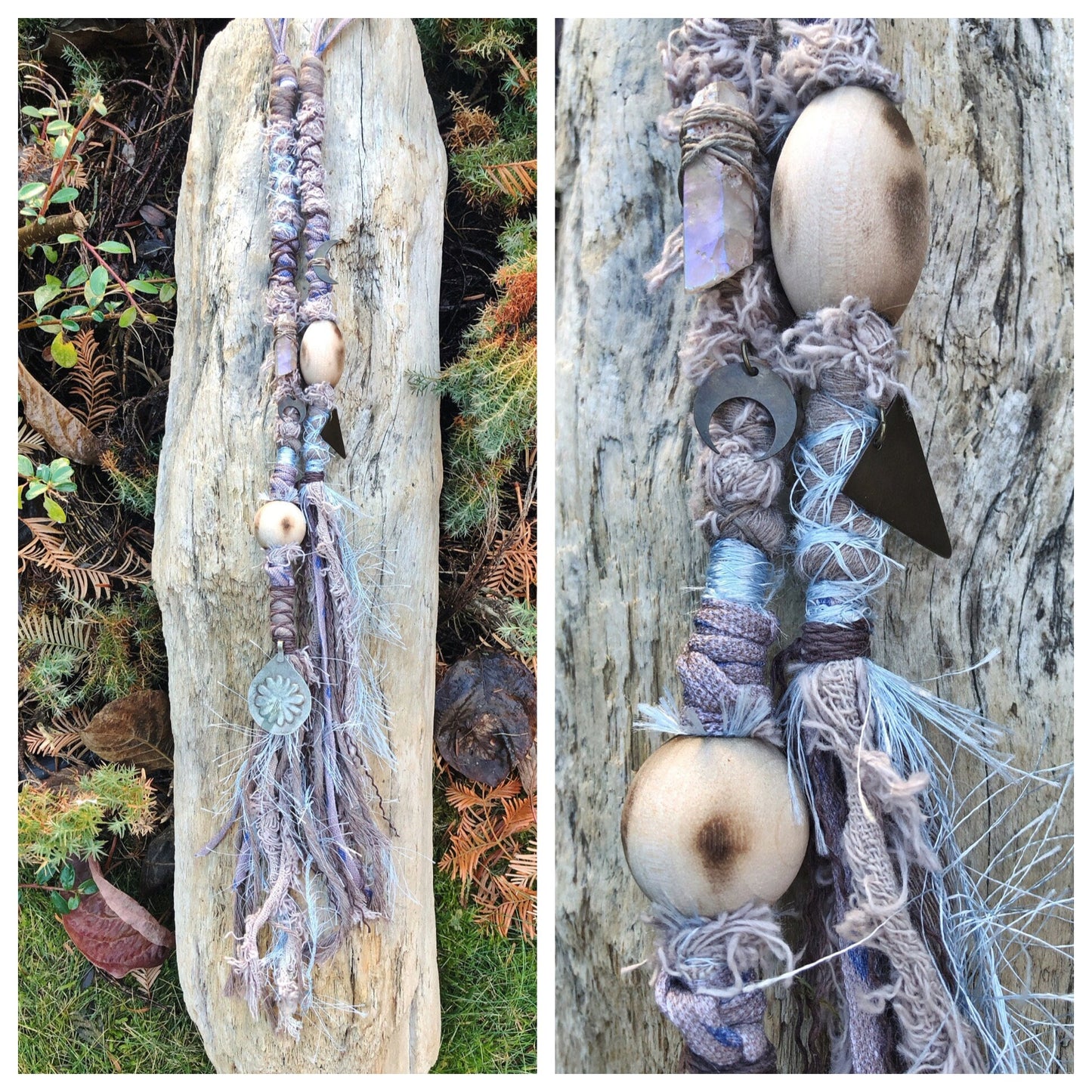 ONE Made To Order Moon Magick Hairwrap, Dreadwrap, Fabric Loc Extension