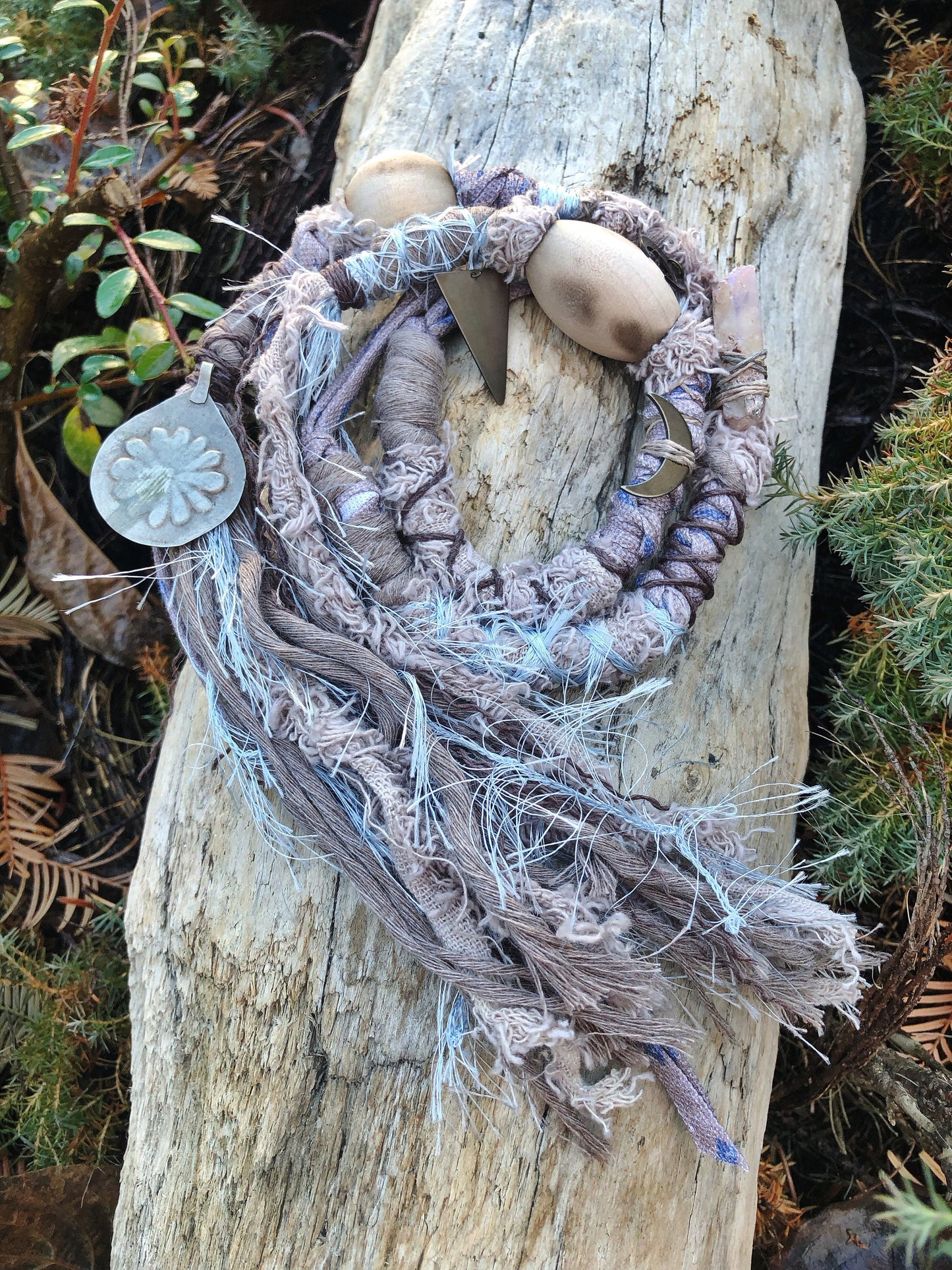 ONE Made To Order Moon Magick Hairwrap, Dreadwrap, Fabric Loc Extension