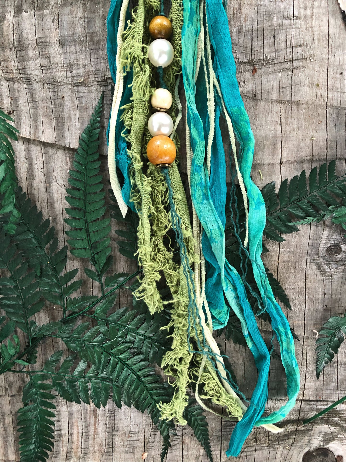 Vibrant Sea Loop Hairwrap 22”