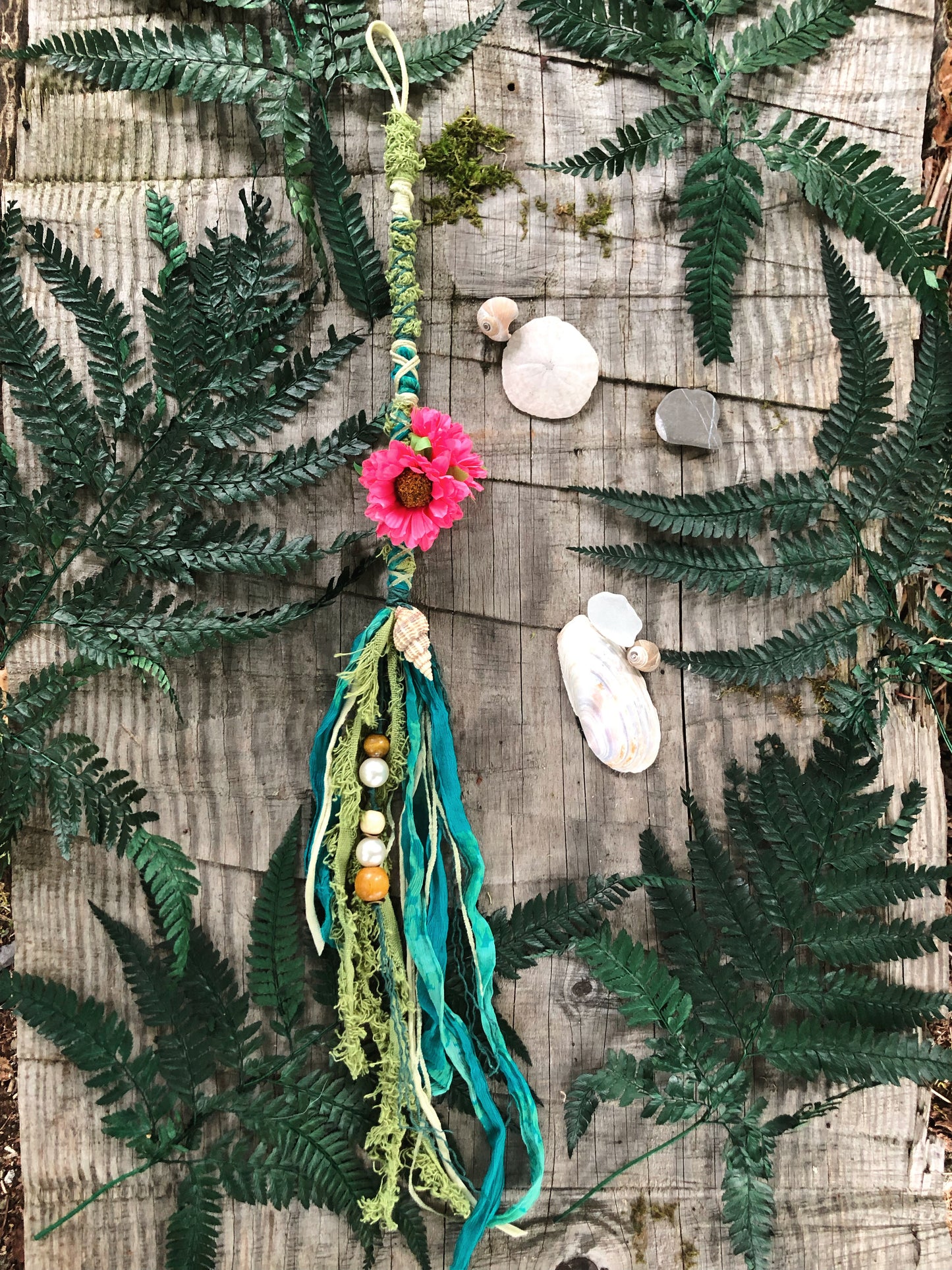 Vibrant Sea Loop Hairwrap 22”