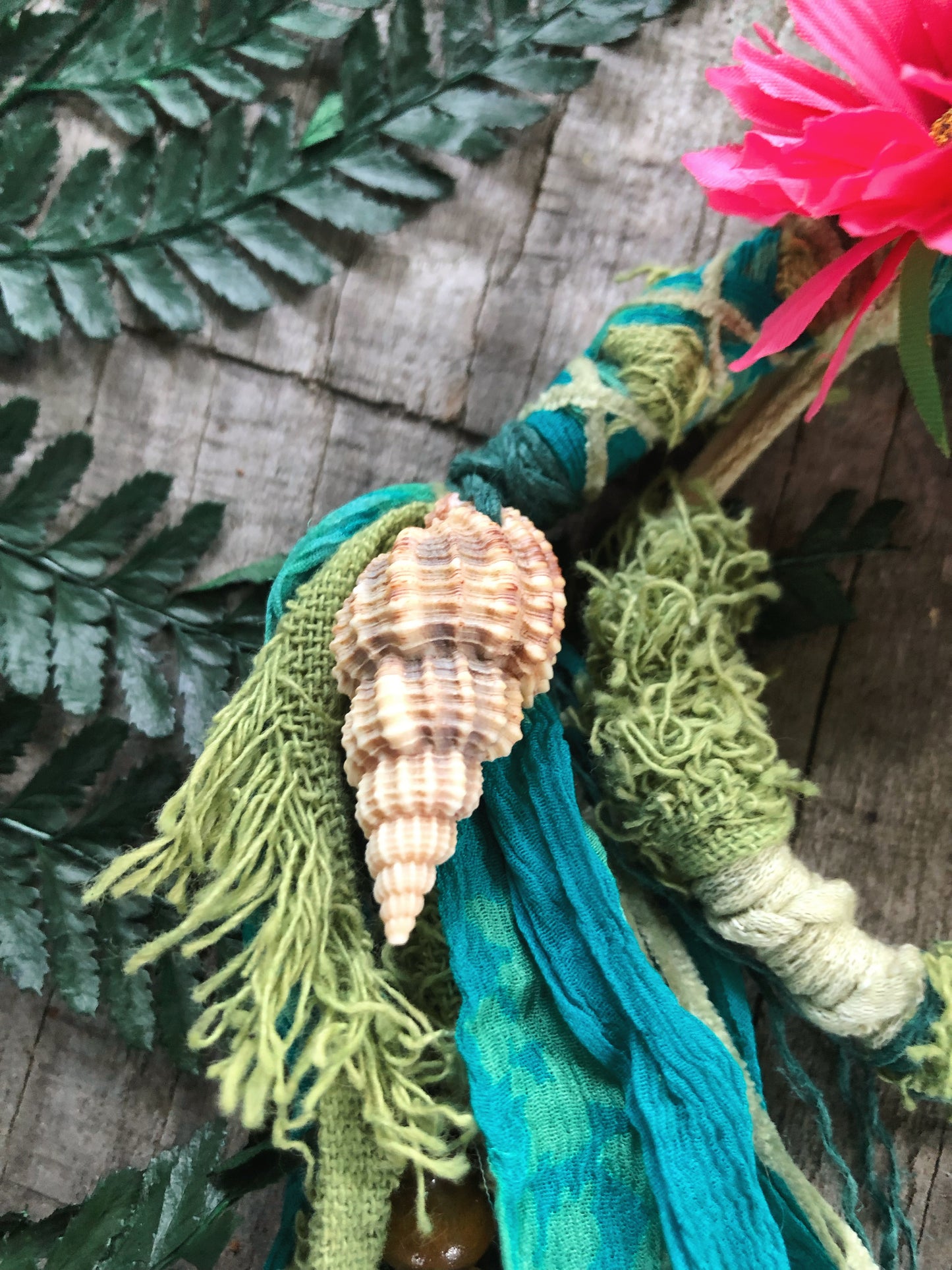 Vibrant Sea Loop Hairwrap 22”