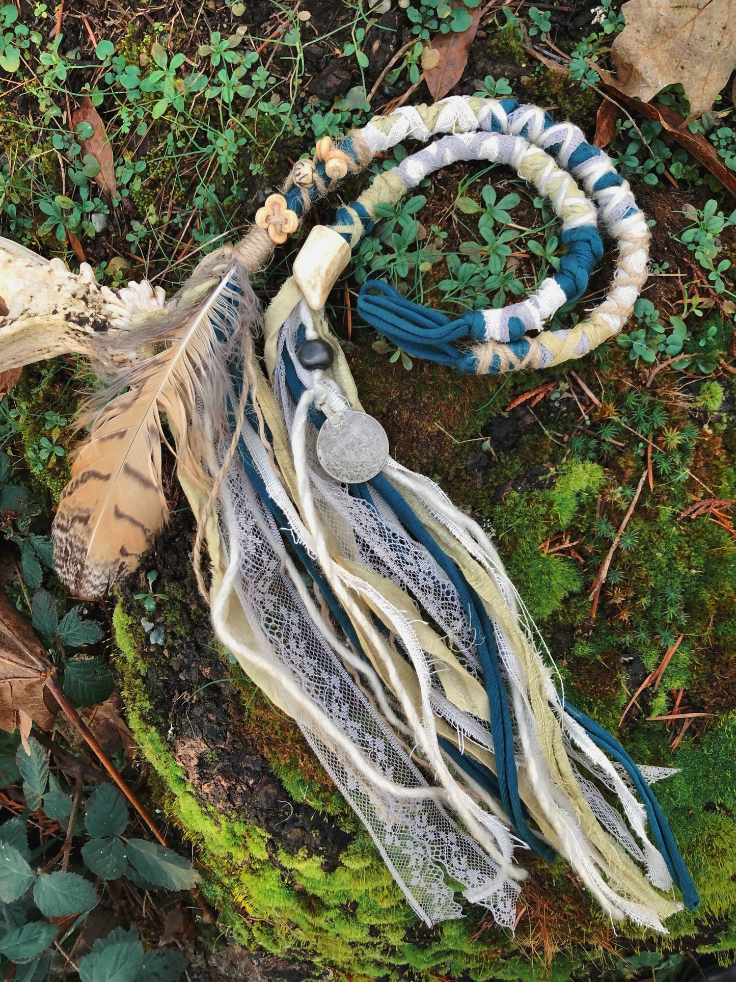 Set of 2 Tribal Folklore Hairwraps 20.5-23.5”