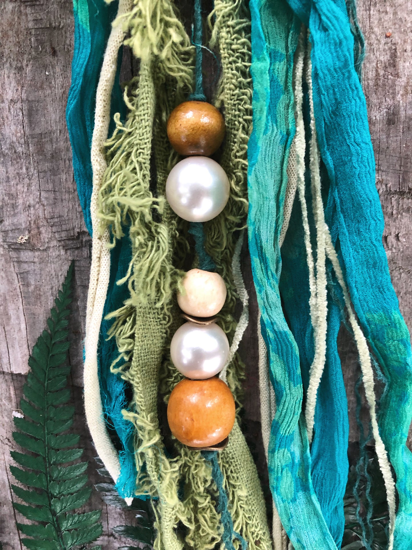 Vibrant Sea Loop Hairwrap 22”