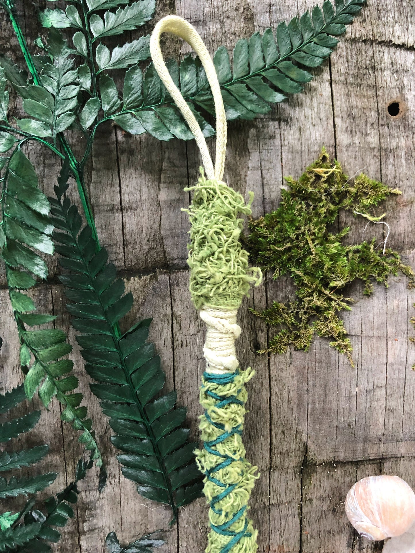 Vibrant Sea Loop Hairwrap 22”