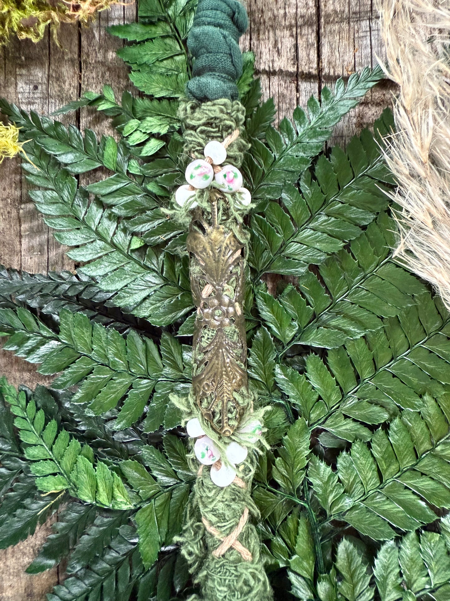 Moss Loop Hairwrap Dreadlock Accessory 20”