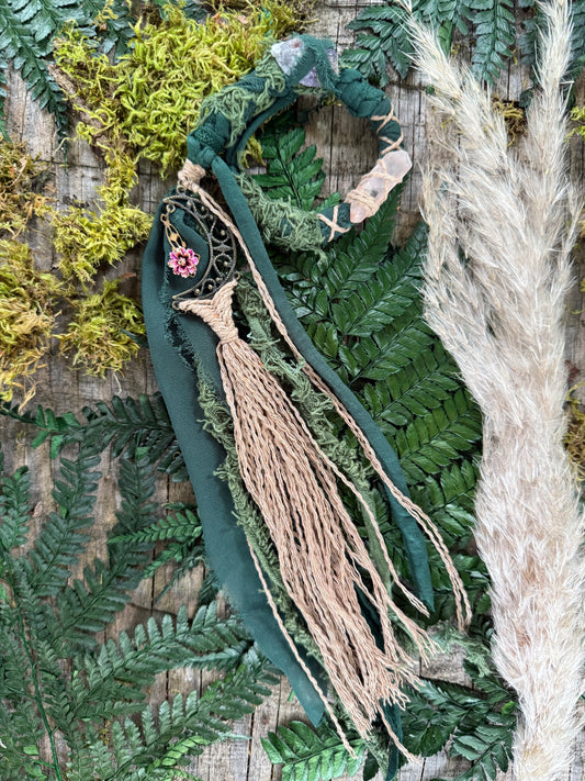 Moss Loop Hairwrap Dreadlock Accessory 20.5”