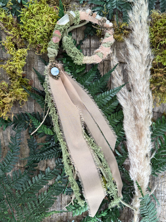 Moss Loop Hairwrap Dreadlock Accessory 22”