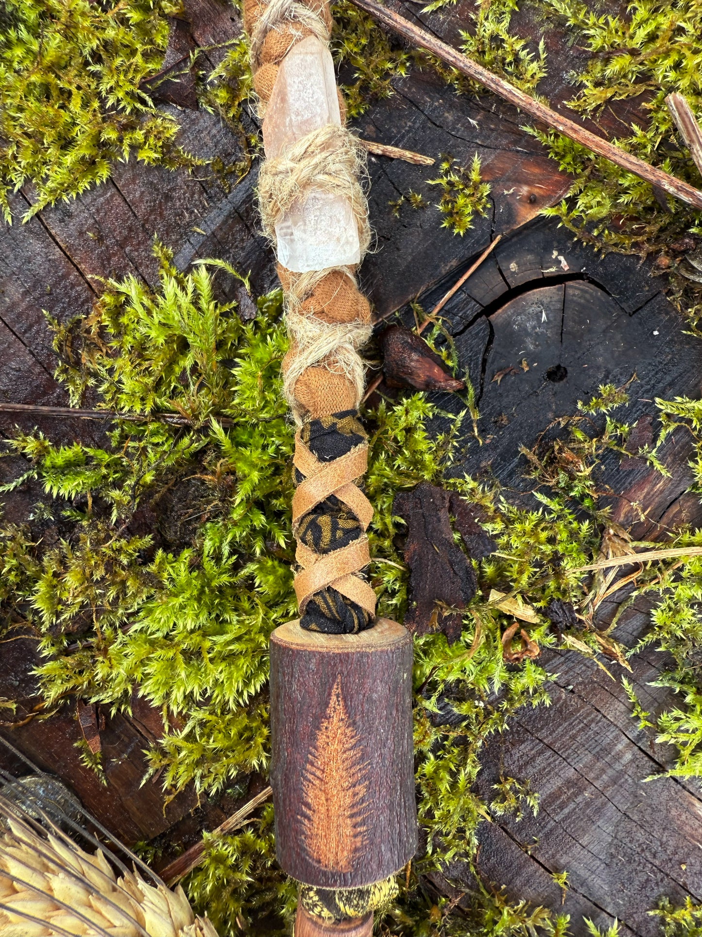 Woodland Boho Loop Hairwrap Dreadlock Accessory 23”