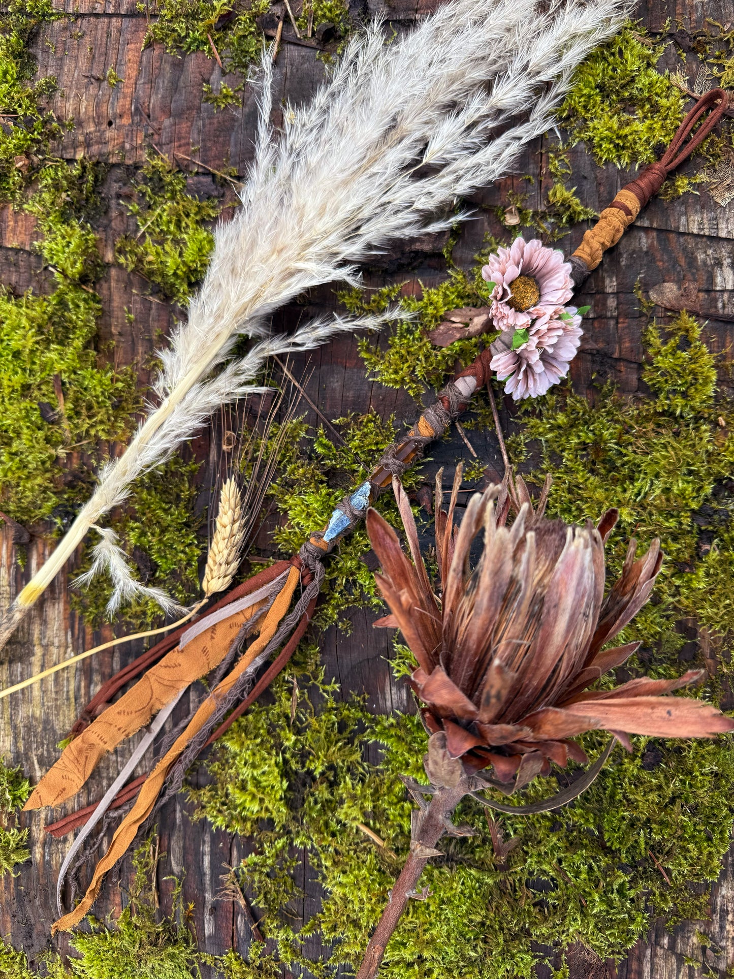 Woodland Boho Loop Hairwrap Dreadlock Accessory 20.5”
