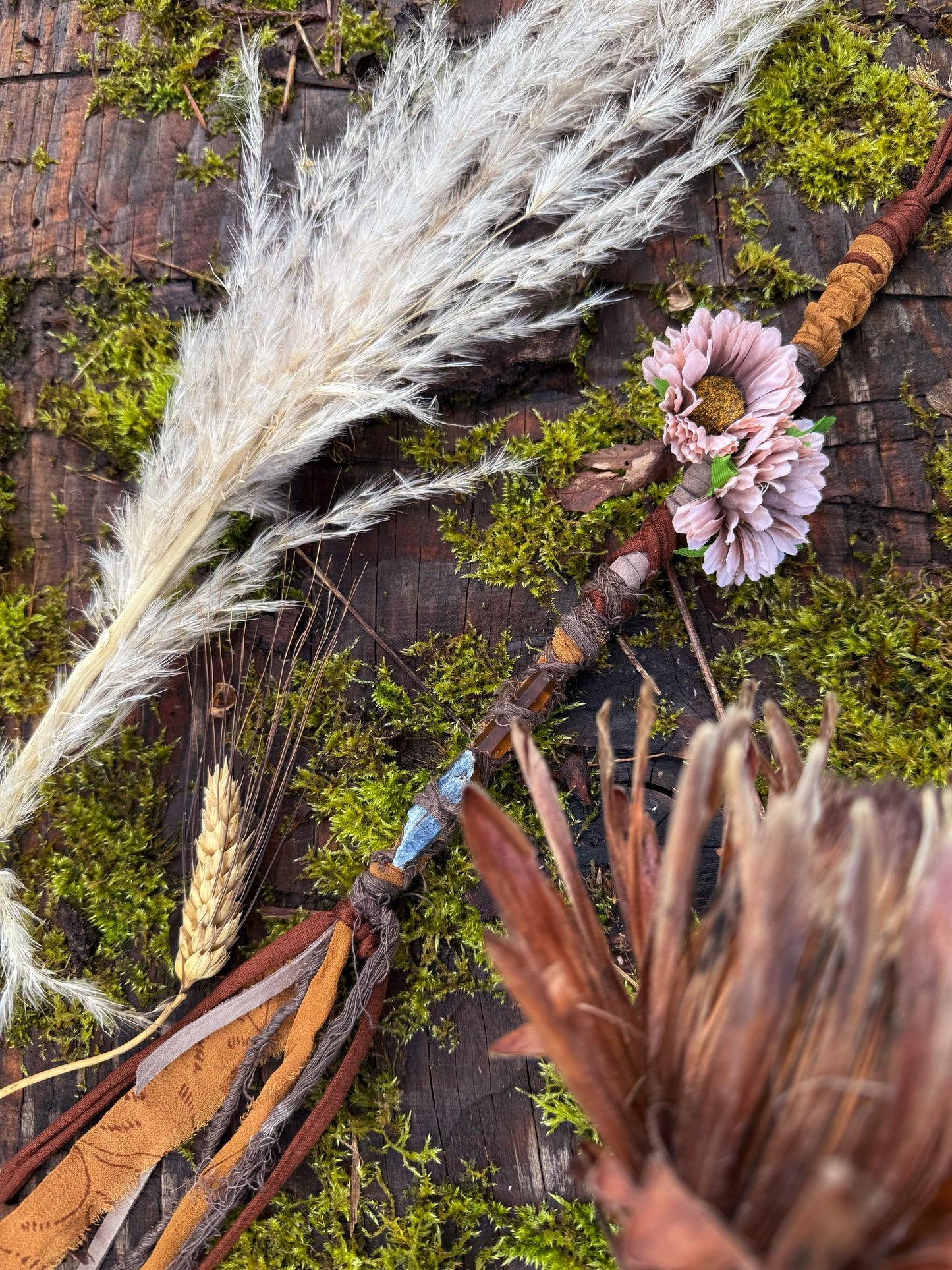 Woodland Boho Loop Hairwrap Dreadlock Accessory 20.5”