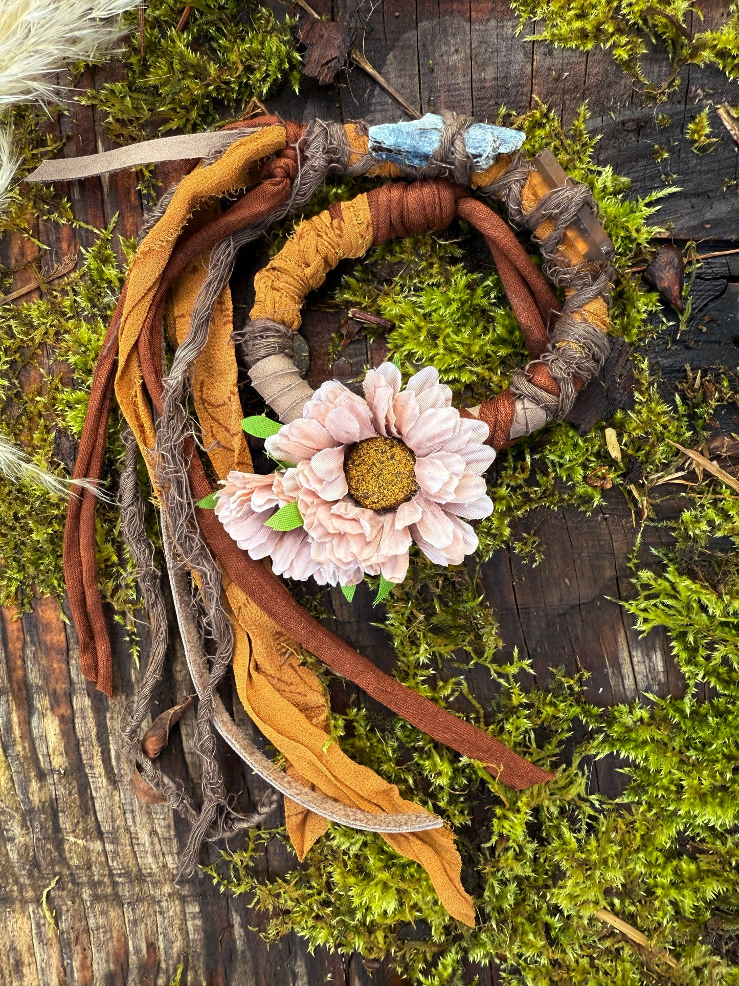 Woodland Boho Loop Hairwrap Dreadlock Accessory 20.5”