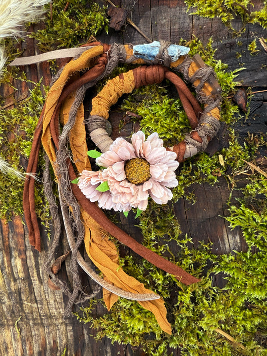 Woodland Boho Loop Hairwrap Dreadlock Accessory 20.5”
