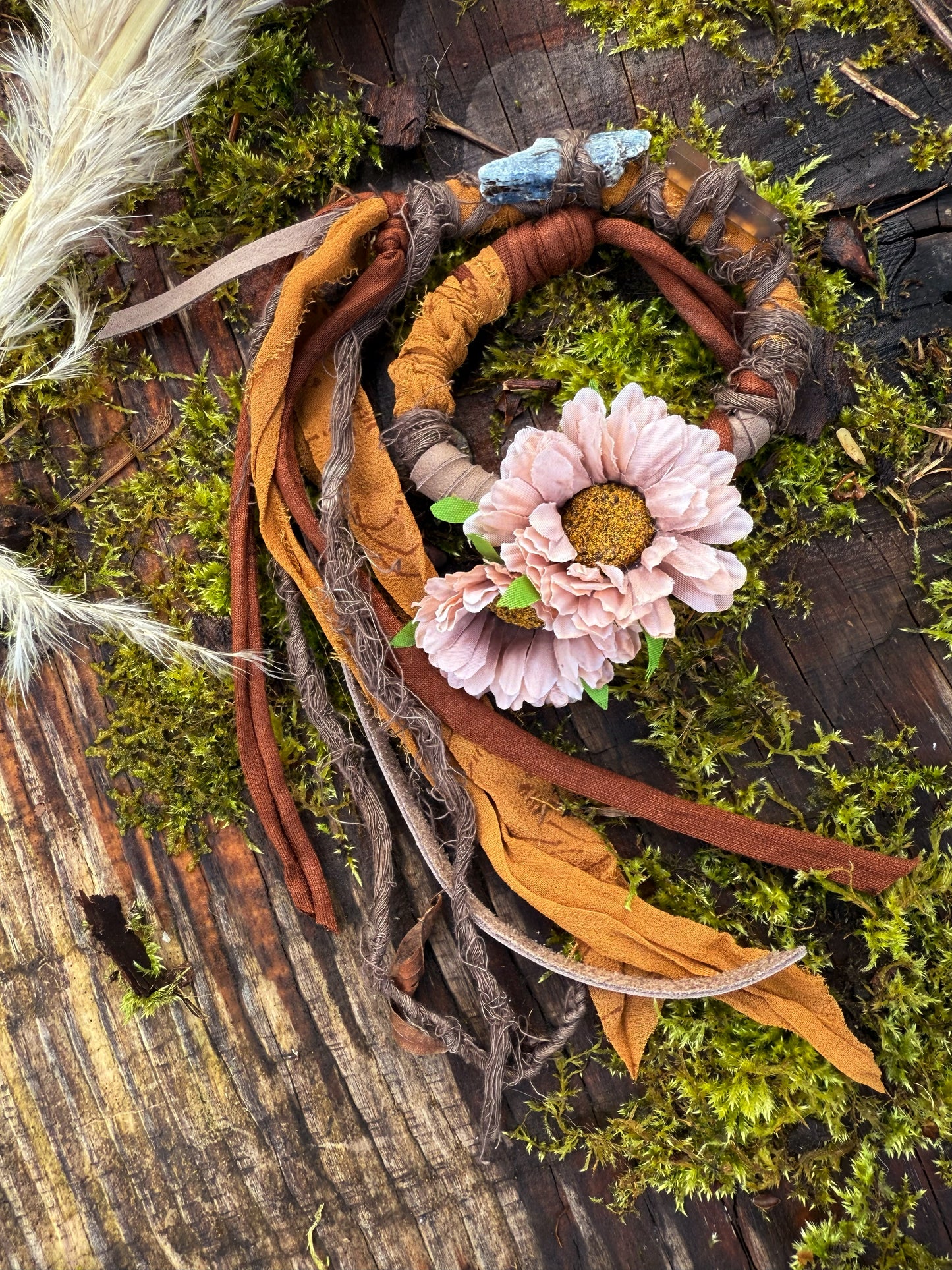 Woodland Boho Loop Hairwrap Dreadlock Accessory 20.5”
