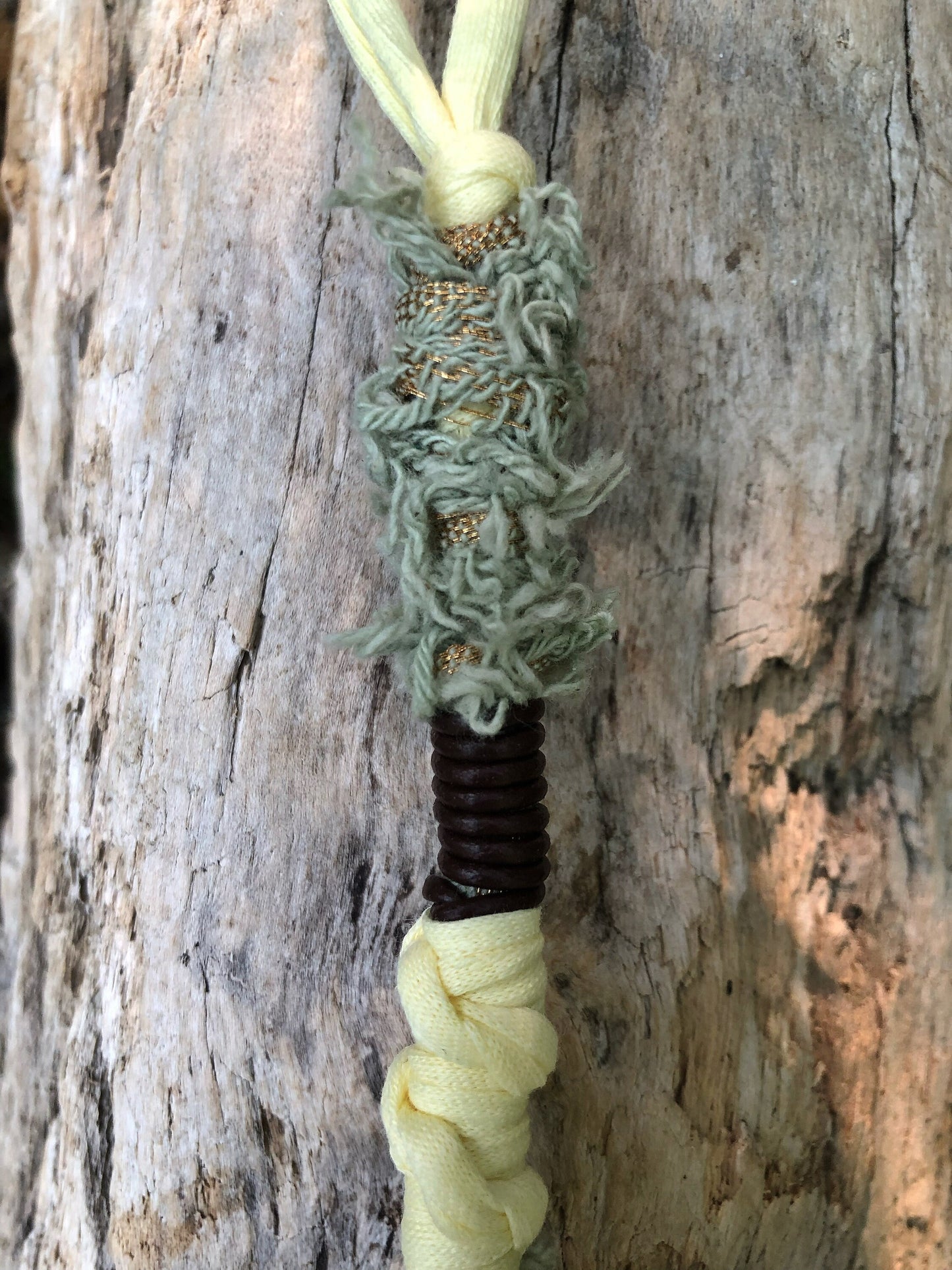 Vegan Vintage Hairwrap, Dreadwrap, Fabric Loc Extension, Dreadlock Accessories