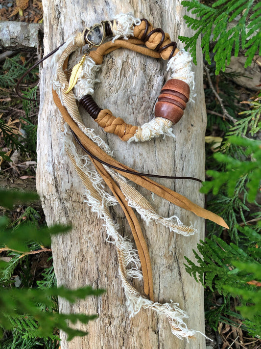 Vegan Vintage Hairwrap, Dreadwrap, Fabric Loc Extension, Dreadlock Accessories